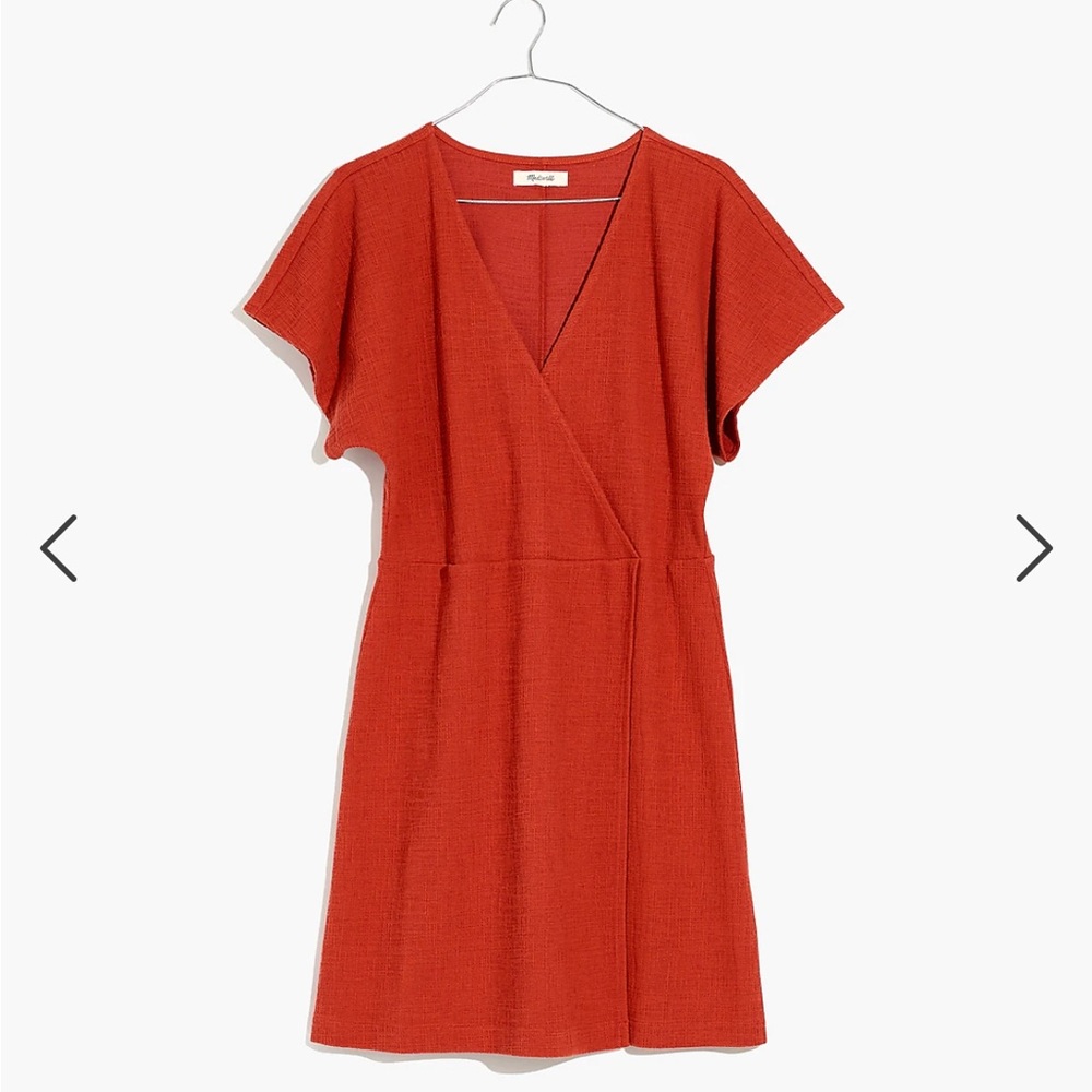 Madewell Cross-Front Mini Dress